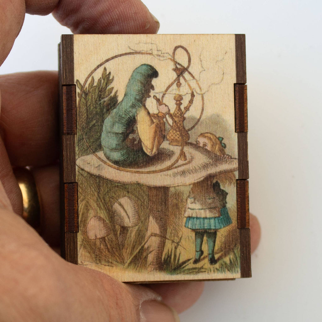 Matches • Alice and the Caterpillar Wooden Matchboxes