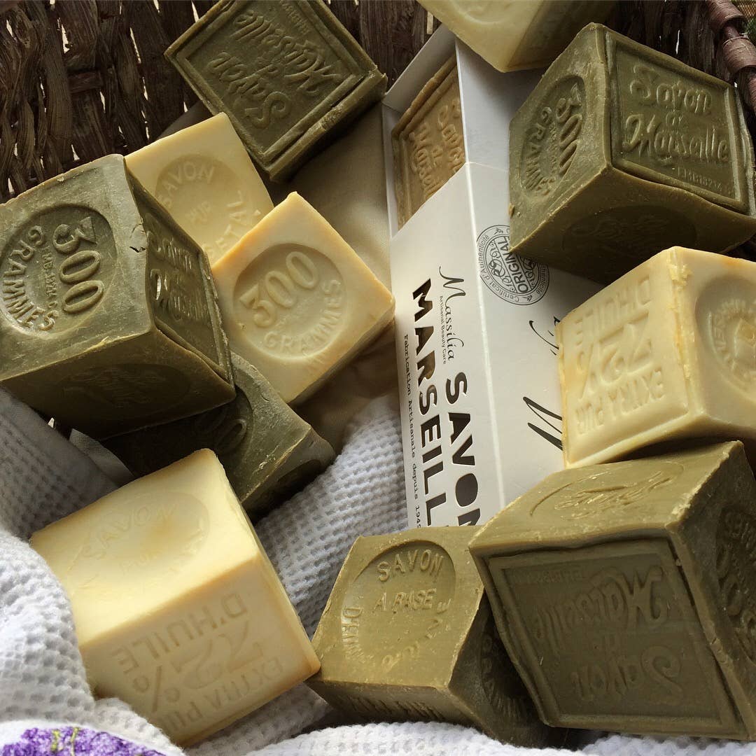 Authentic French Marseille Large Cube Soap 300g (10.5 oz)