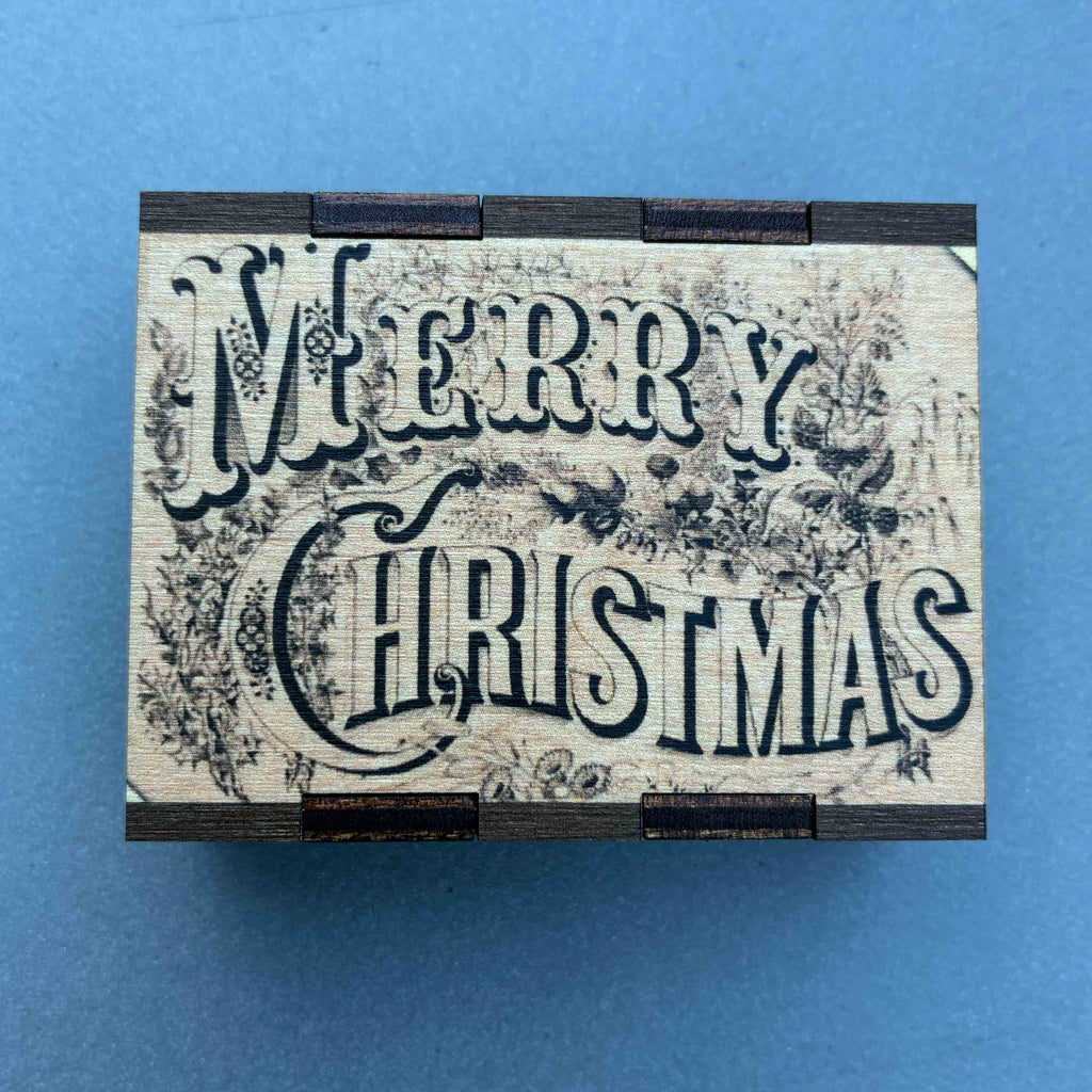 Matches • Merry Christmas Wooden Matchboxes • Homer Decor