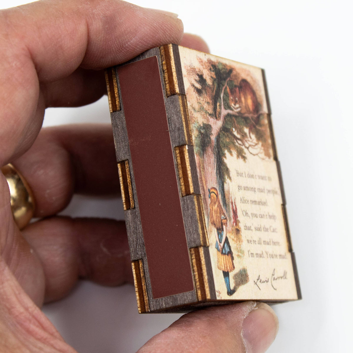 Matches • Alice in Wonderland Cheshire Cat Wooden Matchboxes