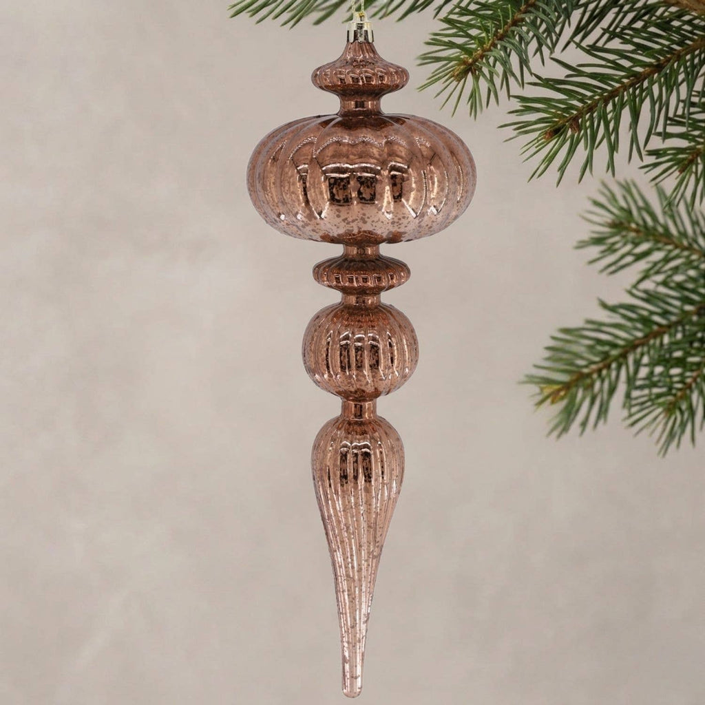 Mercury Finish Grand Plastic Finial 12" - Bronze