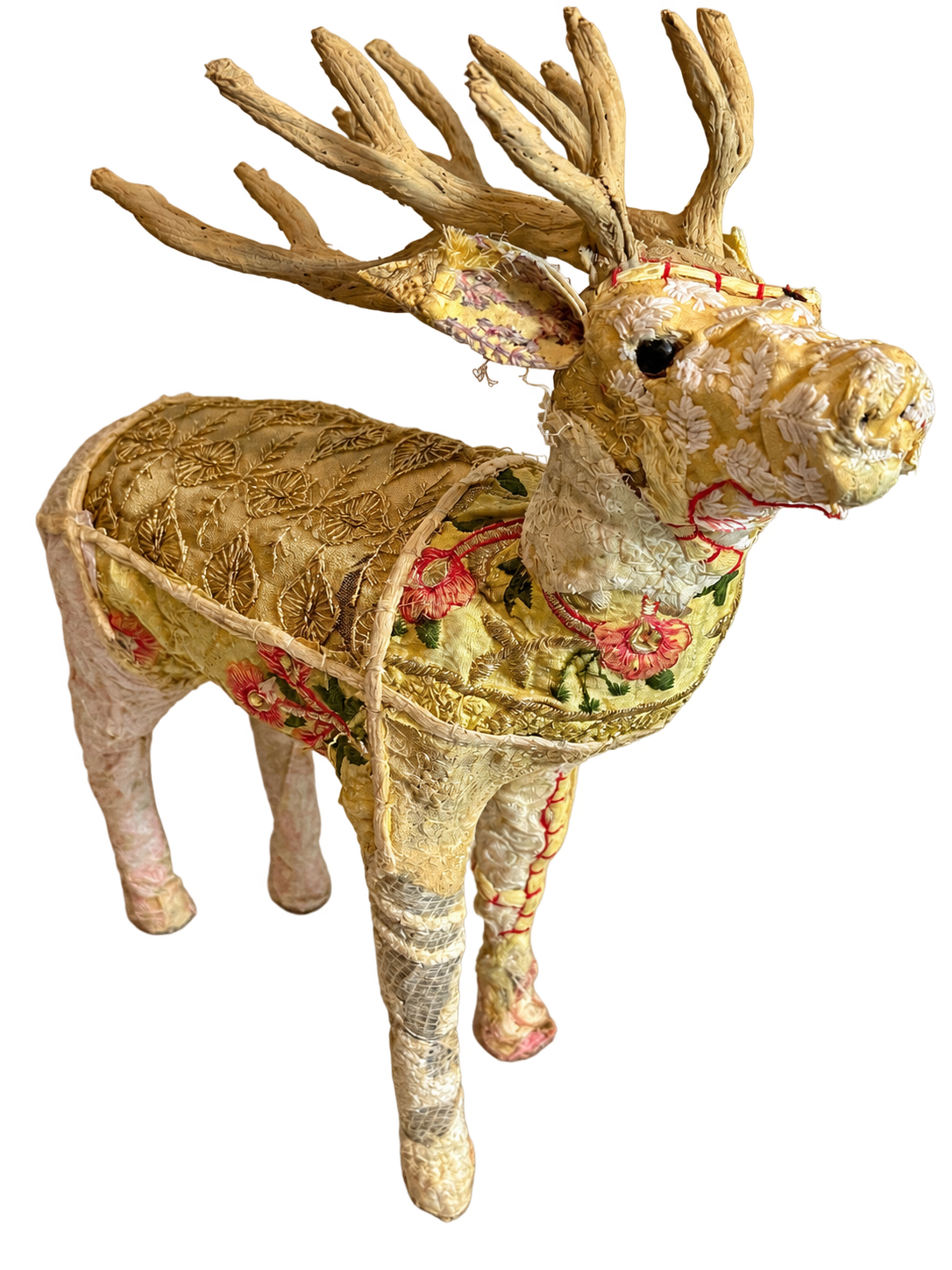 Bavarian Forest Stag Standing  - Sm - Beige Sari