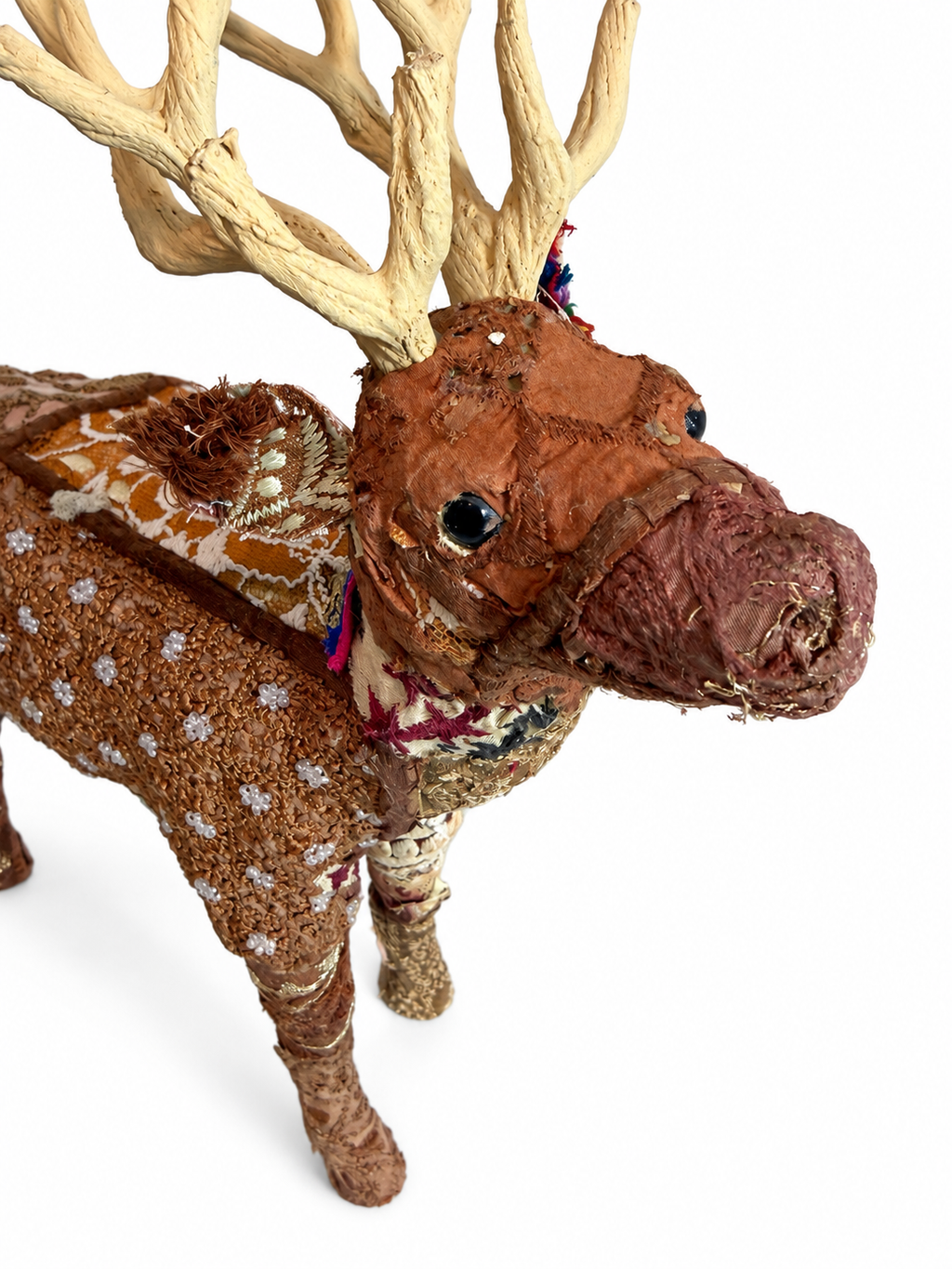 Bavarian Forest Stag Standing - Lrg - Deep Brown