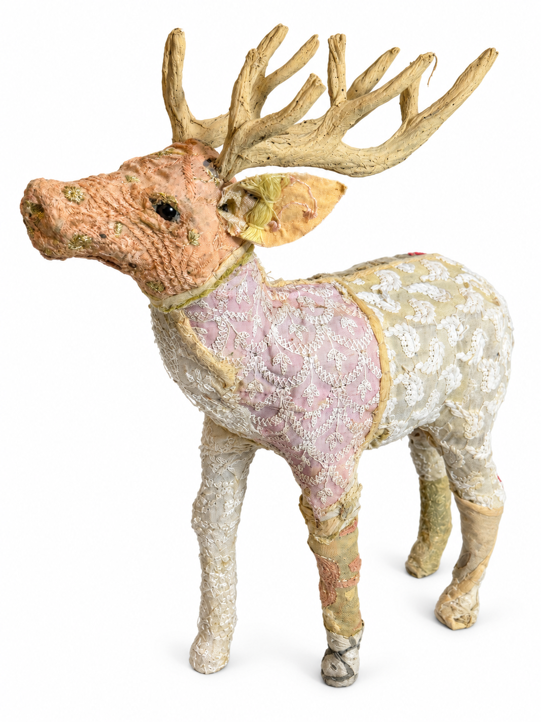 Bavarian Forest Stag Standing  - Sm - Beige Sari