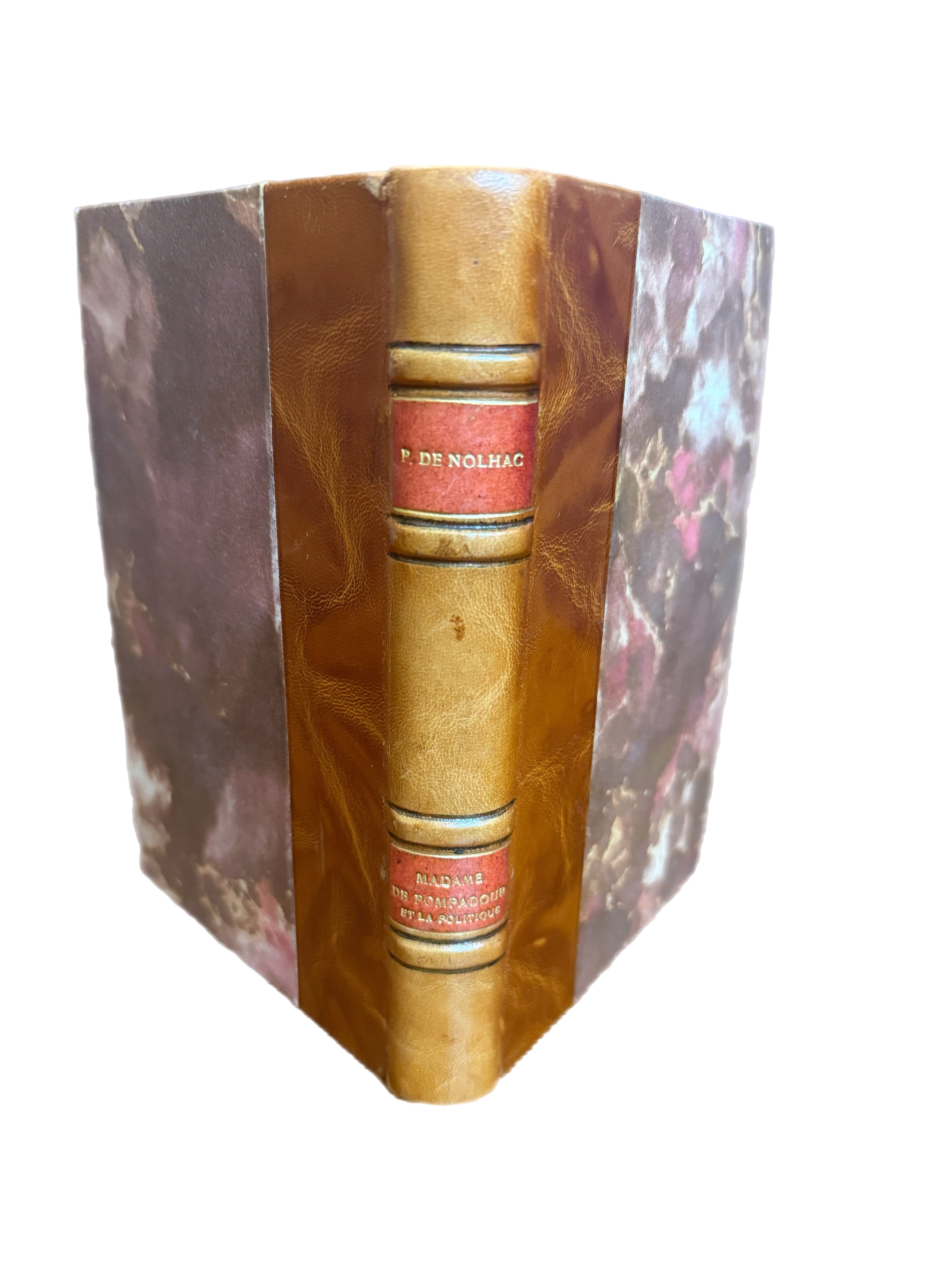 1928 Madame de Pompadour et la Politique | Pierre de Nolhac | French Half Leather Bound Book