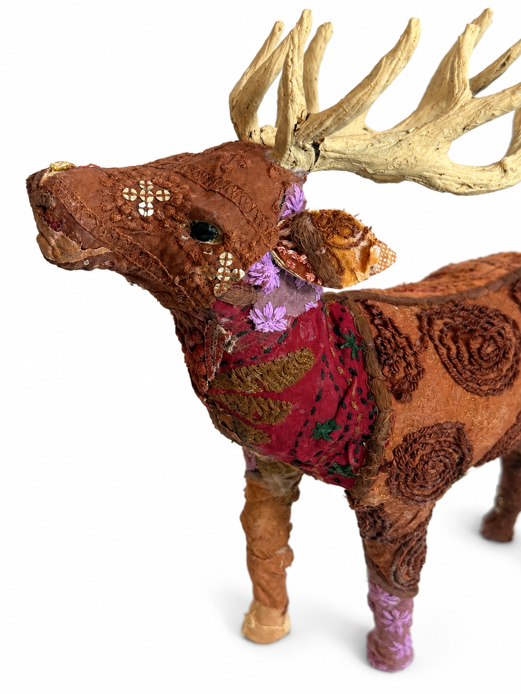 Bavarian Forest Stag Standing - Sm - Deep Brown