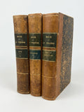 Antique French Leather-Bound “Œuvres de Sainte Thérèse” | 3-Volume Set | Paris, 1884–1885
