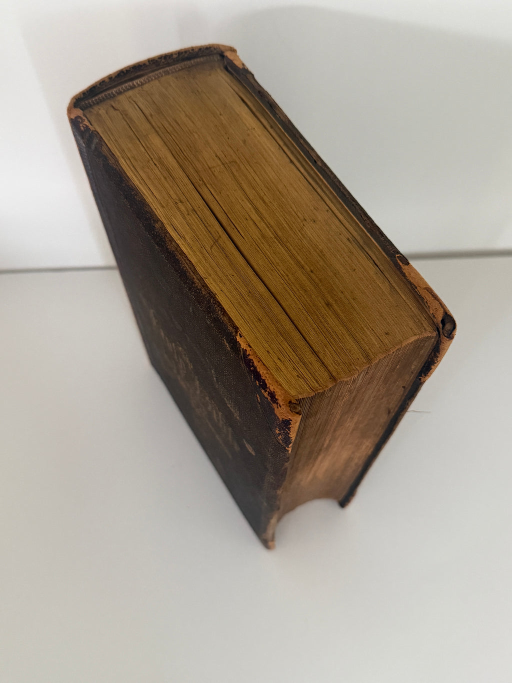 1873 Hitchcock's New and Complete Analysis of the Holy Bible | Full Leather Family Bible with Steel Engravings & Maps