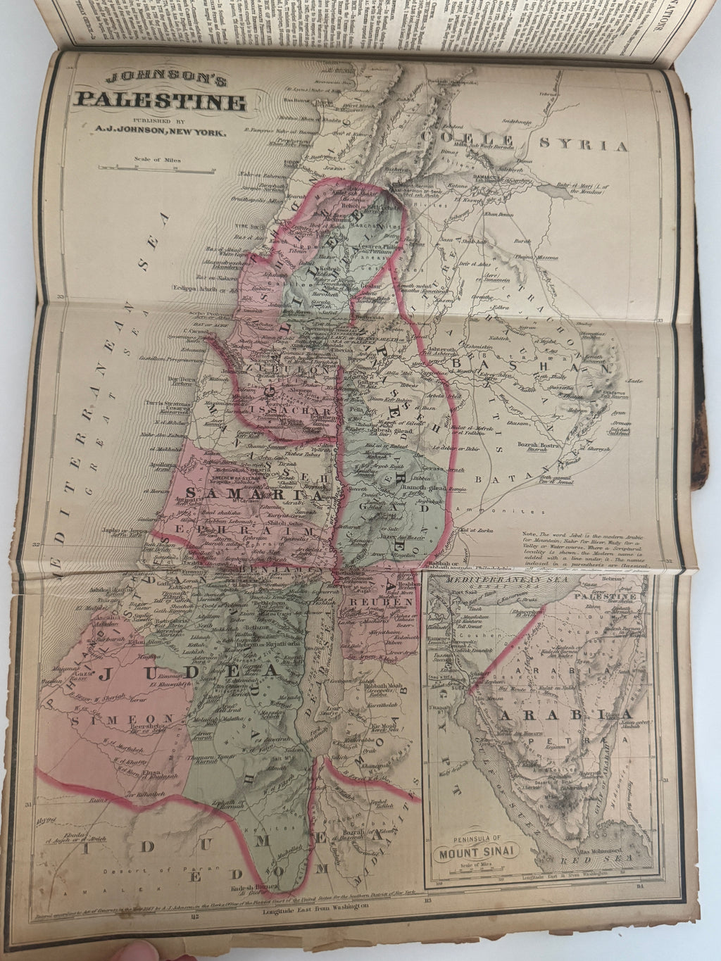 1873 Hitchcock's New and Complete Analysis of the Holy Bible | Full Leather Family Bible with Steel Engravings & Maps