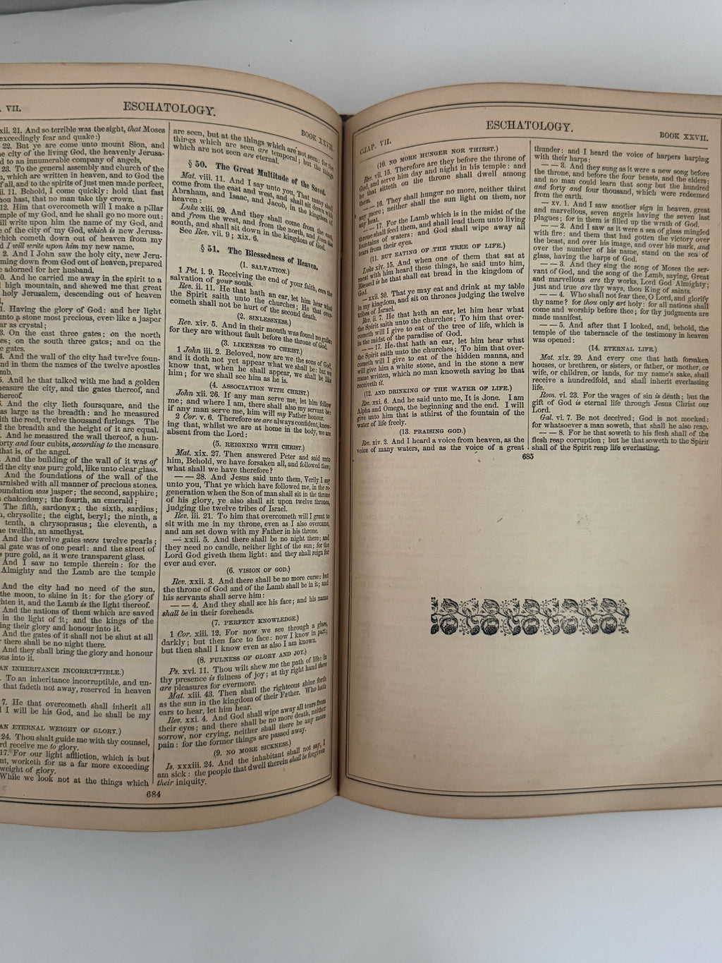 1873 Hitchcock's New and Complete Analysis of the Holy Bible | Full Leather Family Bible with Steel Engravings & Maps