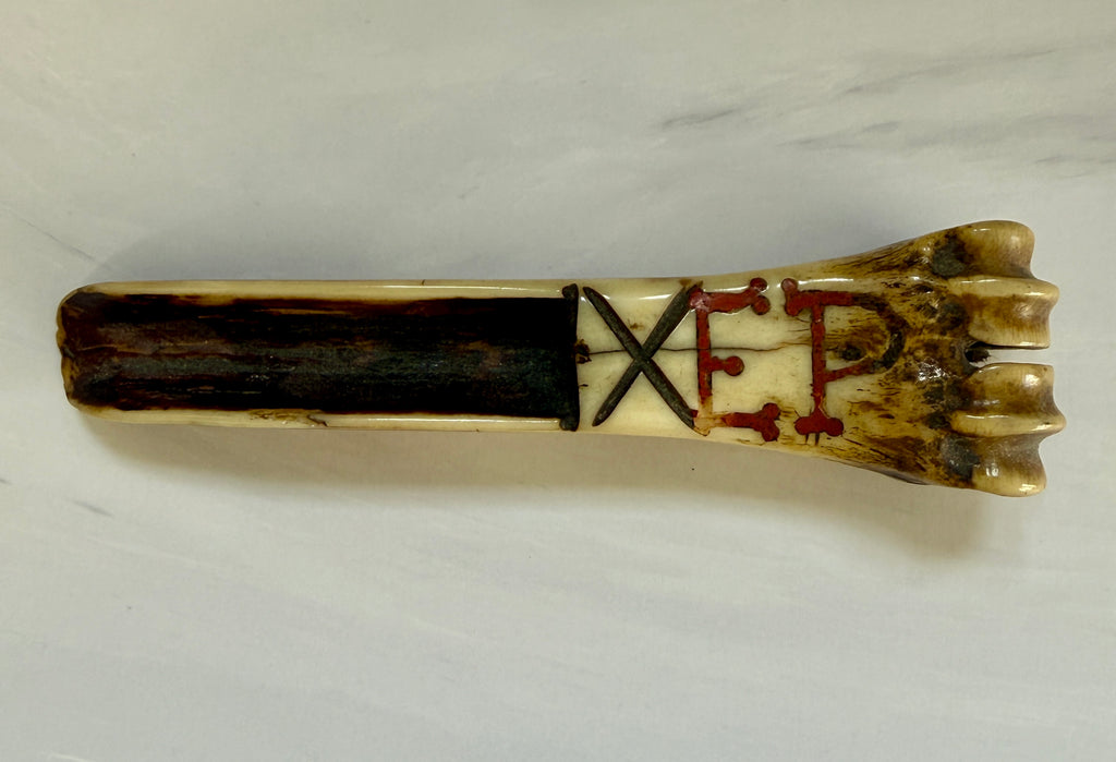 Hand-Carved Bone Art & Utility Tool Collection | WWII-Era Military Provenance