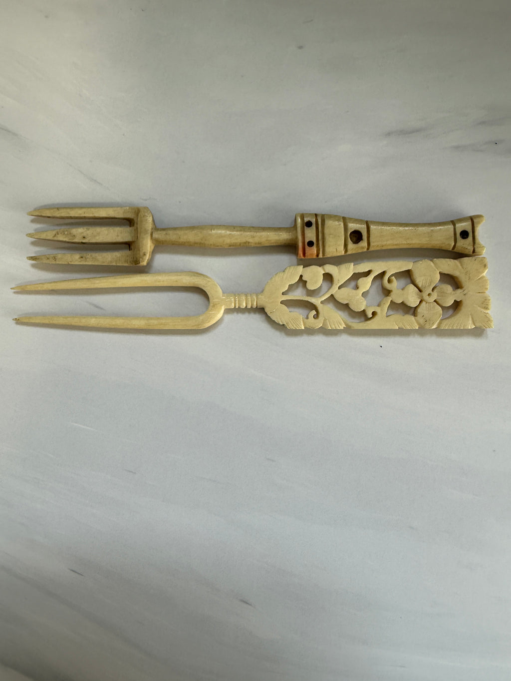 Hand-Carved Bone Art & Utility Tool Collection | WWII-Era Military Provenance