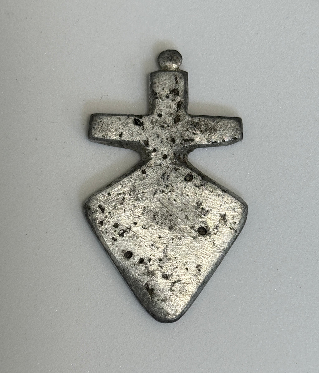 WWI Trench Art Aluminum Pendant – "Betty" Personalized Souvenir From the Trenches "DADA"