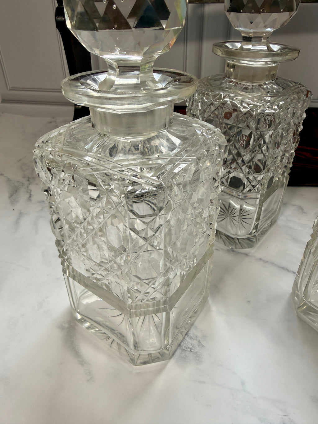 Antique Betjemann’s Patent Three-Bottle Tantalus | London