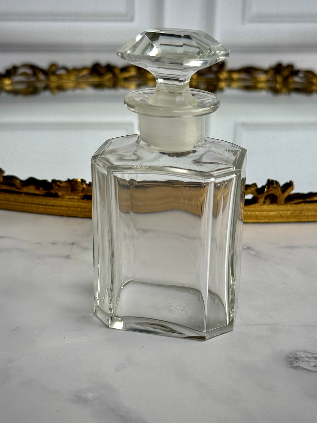 Vintage Baccarat France Crystal Perfume Bottle with Stopper
