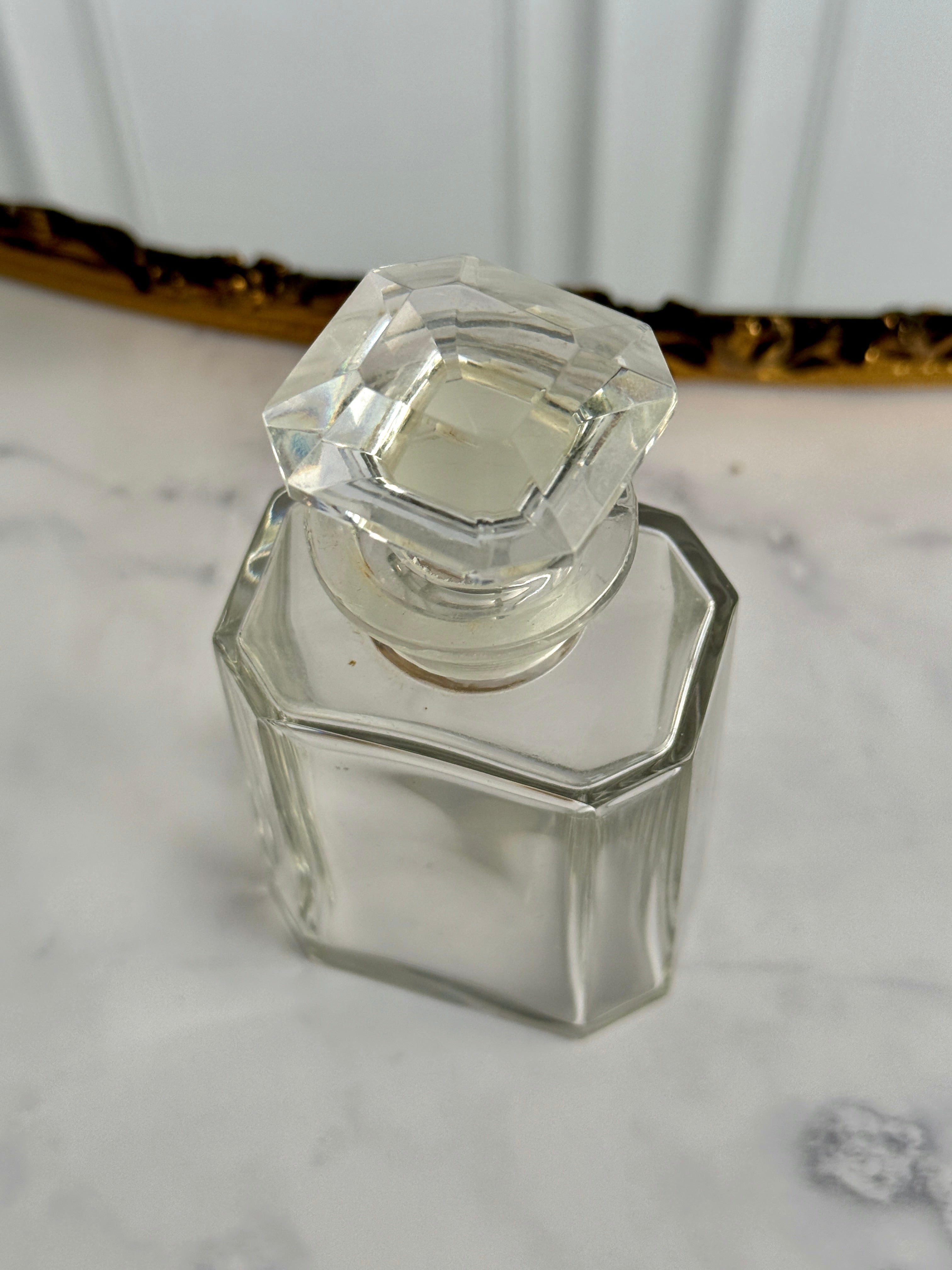 Vintage Baccarat France Crystal Perfume Bottle with Stopper