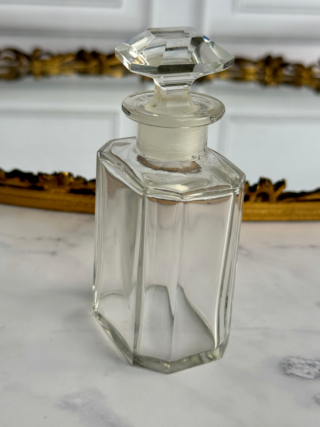 Vintage Baccarat France Crystal Perfume Bottle with Stopper