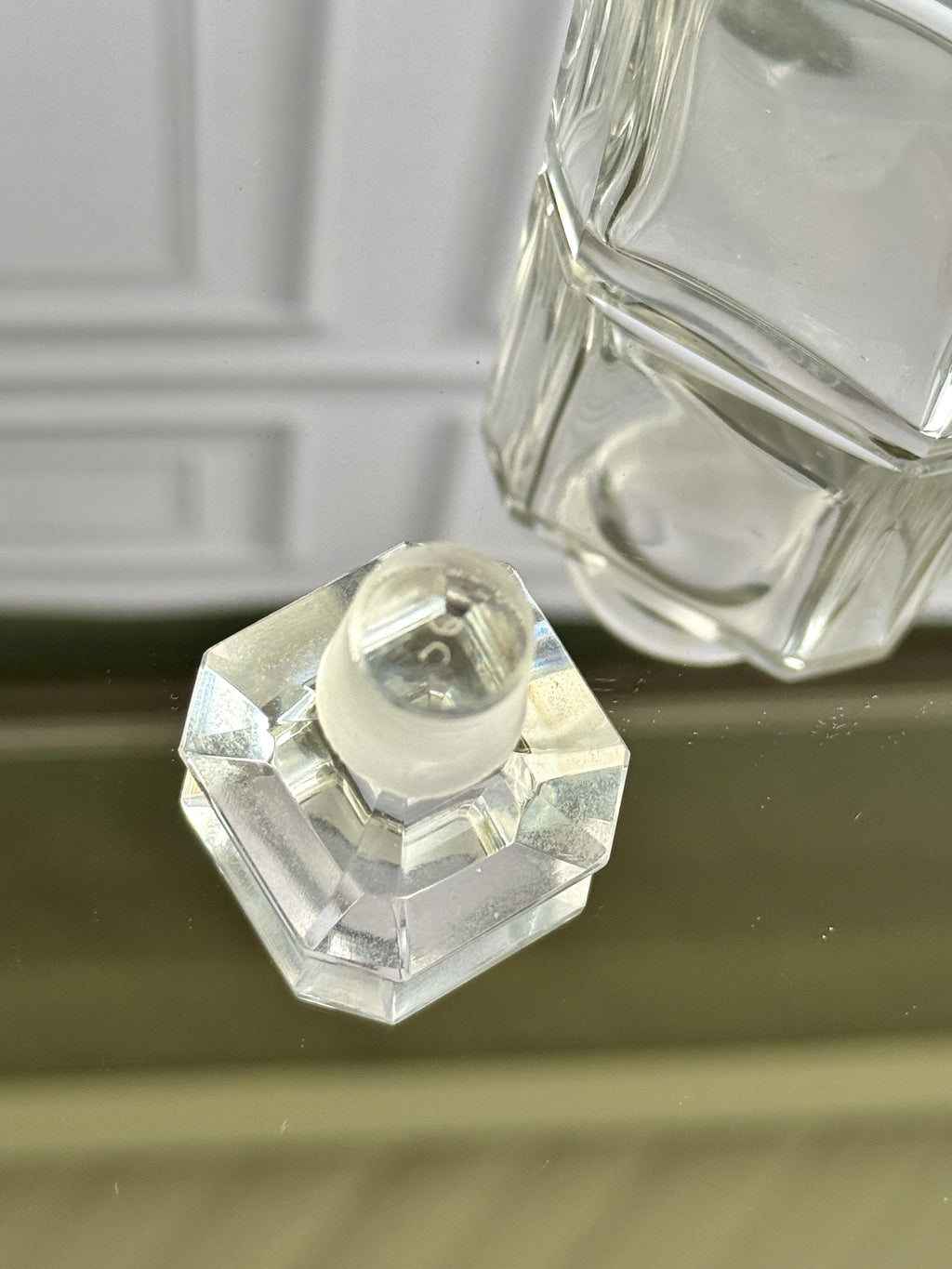 Vintage Baccarat France Crystal Perfume Bottle with Stopper
