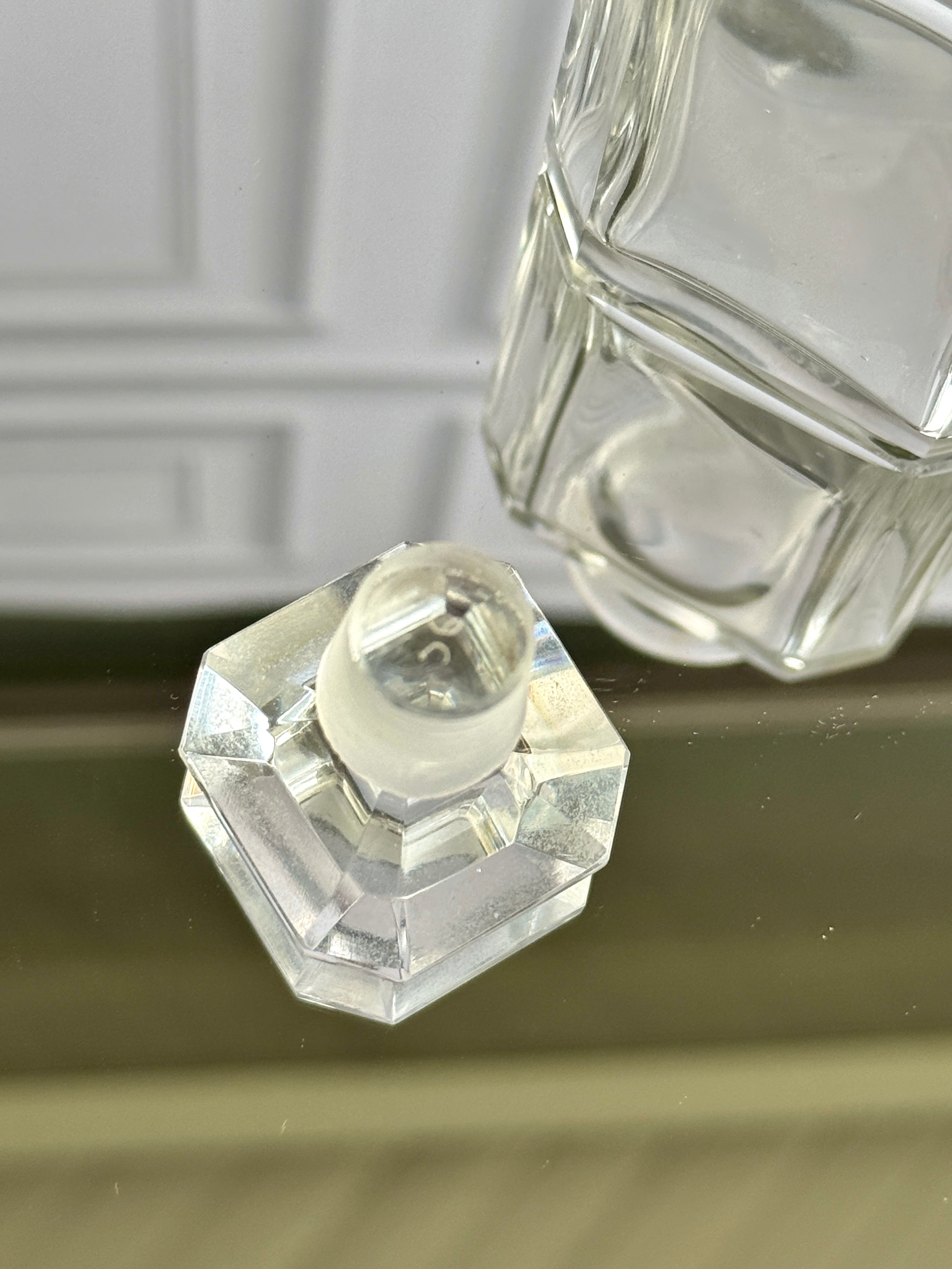 Vintage Baccarat France Crystal Perfume Bottle with Stopper