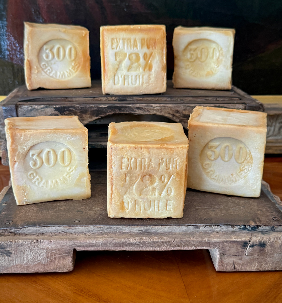 Authentic French Marseille Large Cube Soap 300g (10.5 oz)