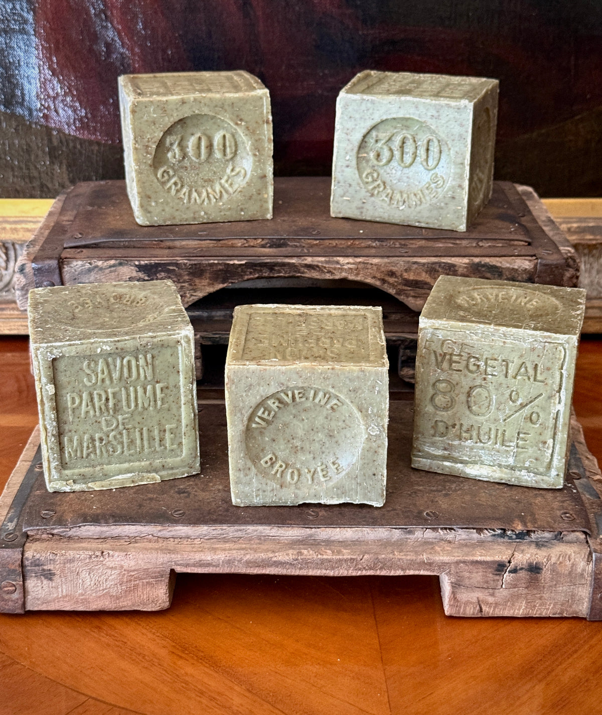 Authentic French Marseille Large Cube Soap 300g (10.5 oz)