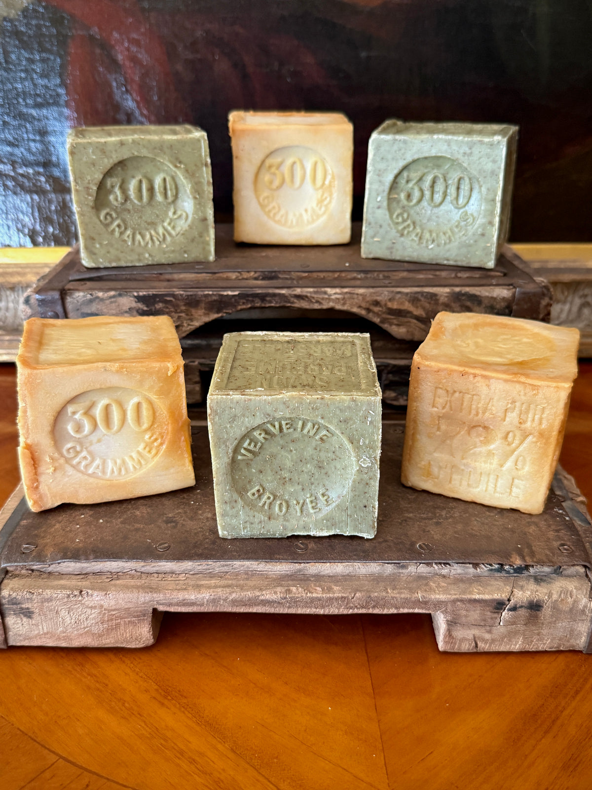 Authentic French Marseille Large Cube Soap 300g (10.5 oz)