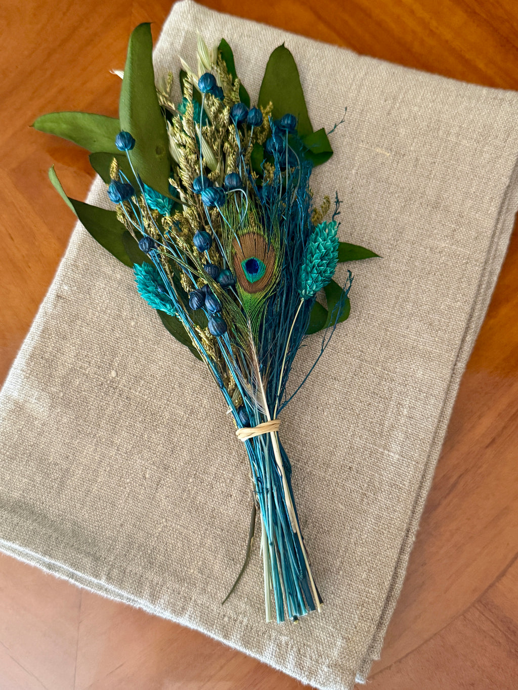 Joyous Peacock Mini Bouquet
