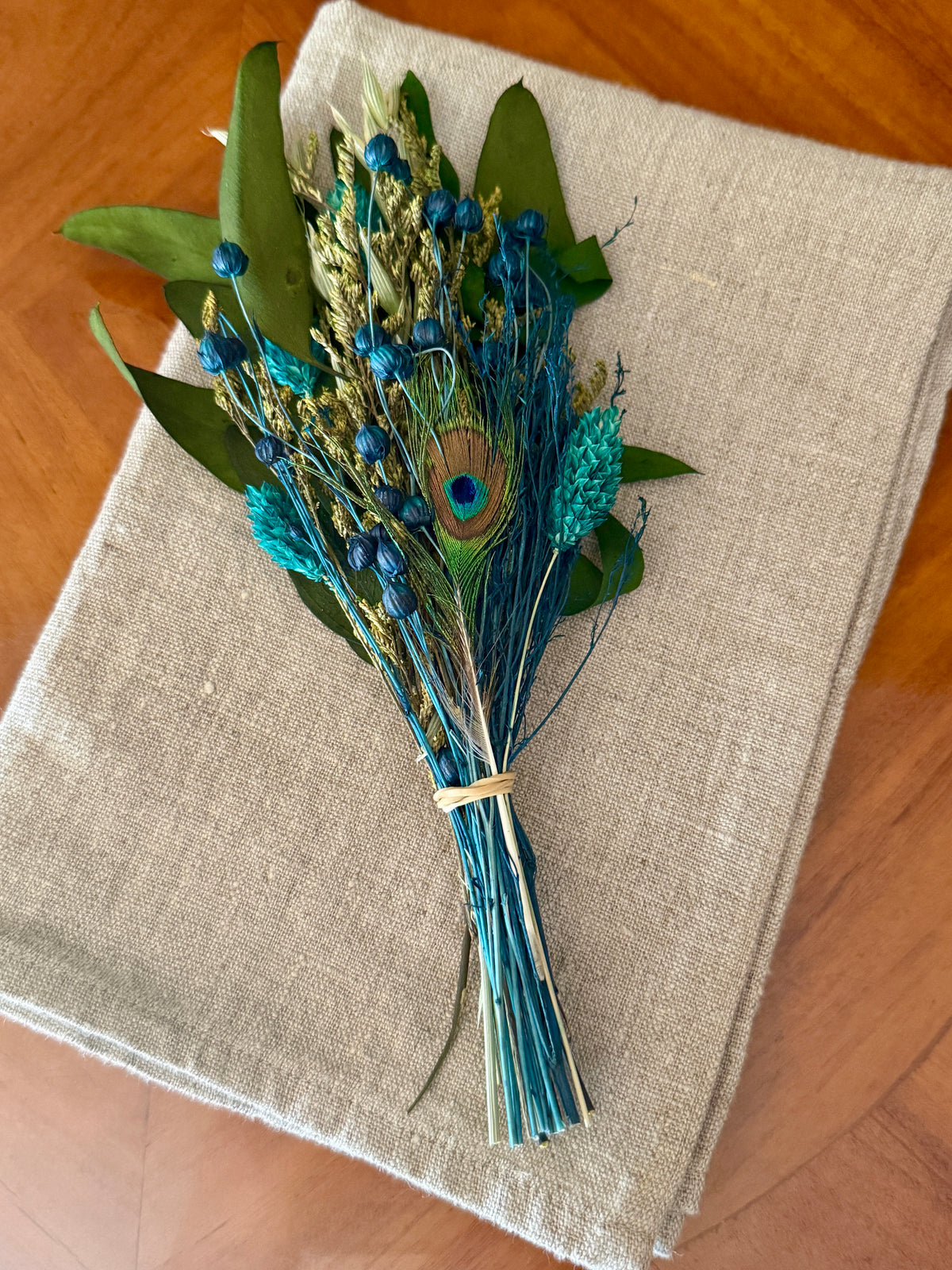 Joyous Peacock Mini Bouquet