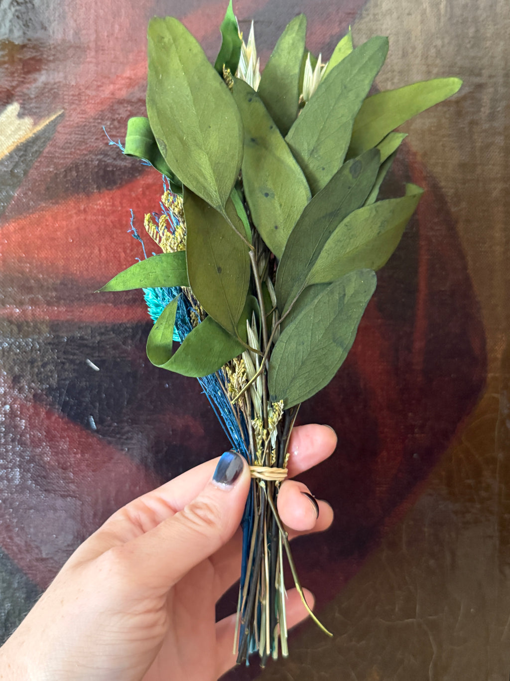 Joyous Peacock Mini Bouquet