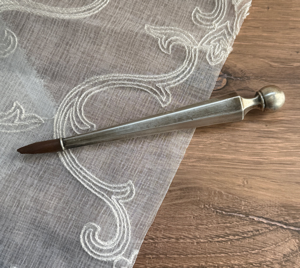 Antique Sterling Silver Parasol Handle – (A)