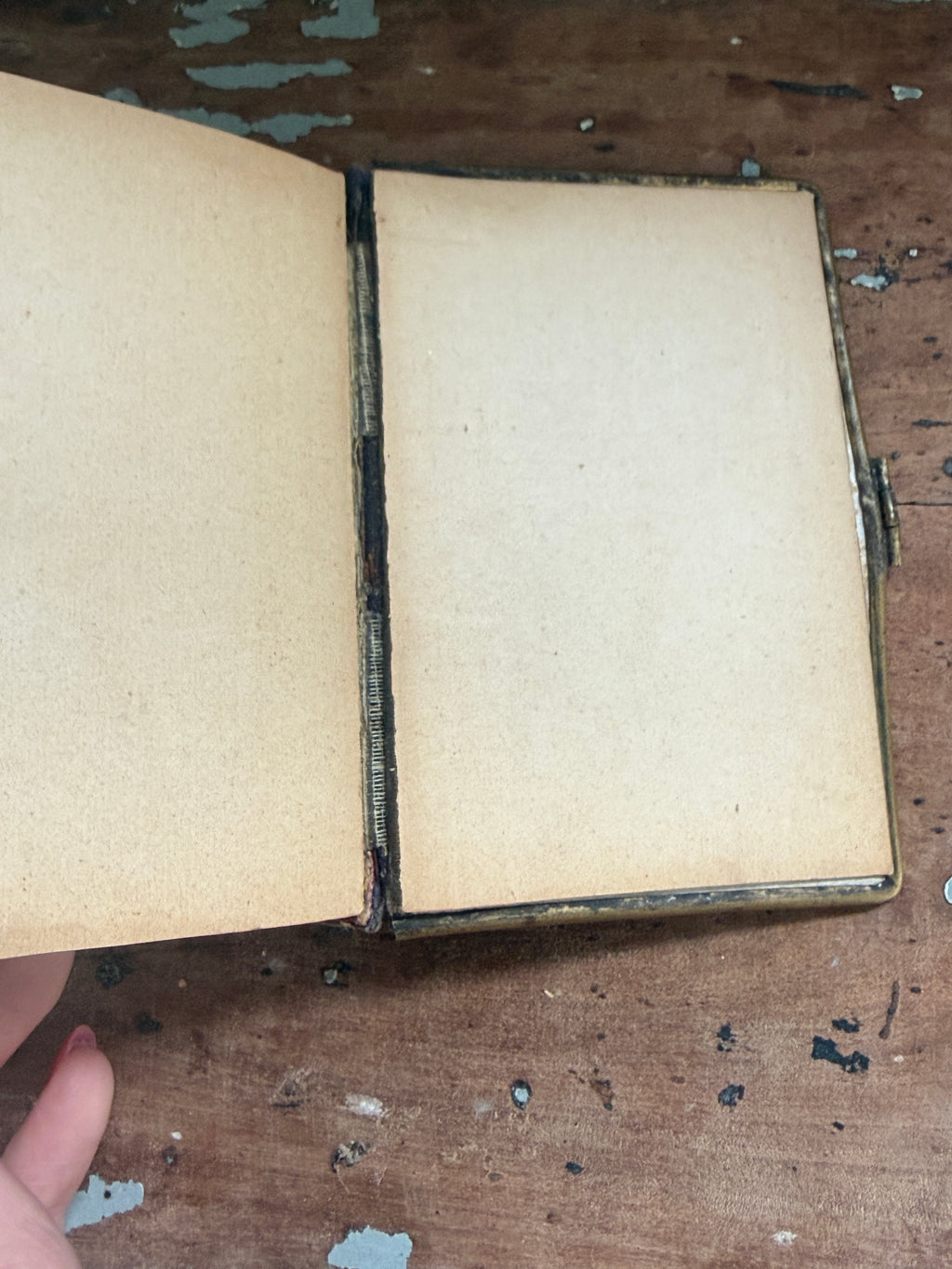 Czech Catholic Prayer Book with Ornate Cover & Tucked-In Keepsakes