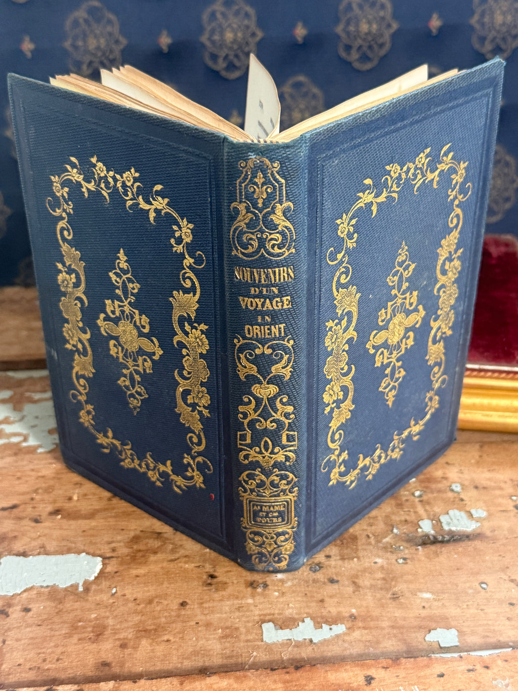 Antique French Travel Book | Souvenirs de Voyage en Orient | Free US Shipping