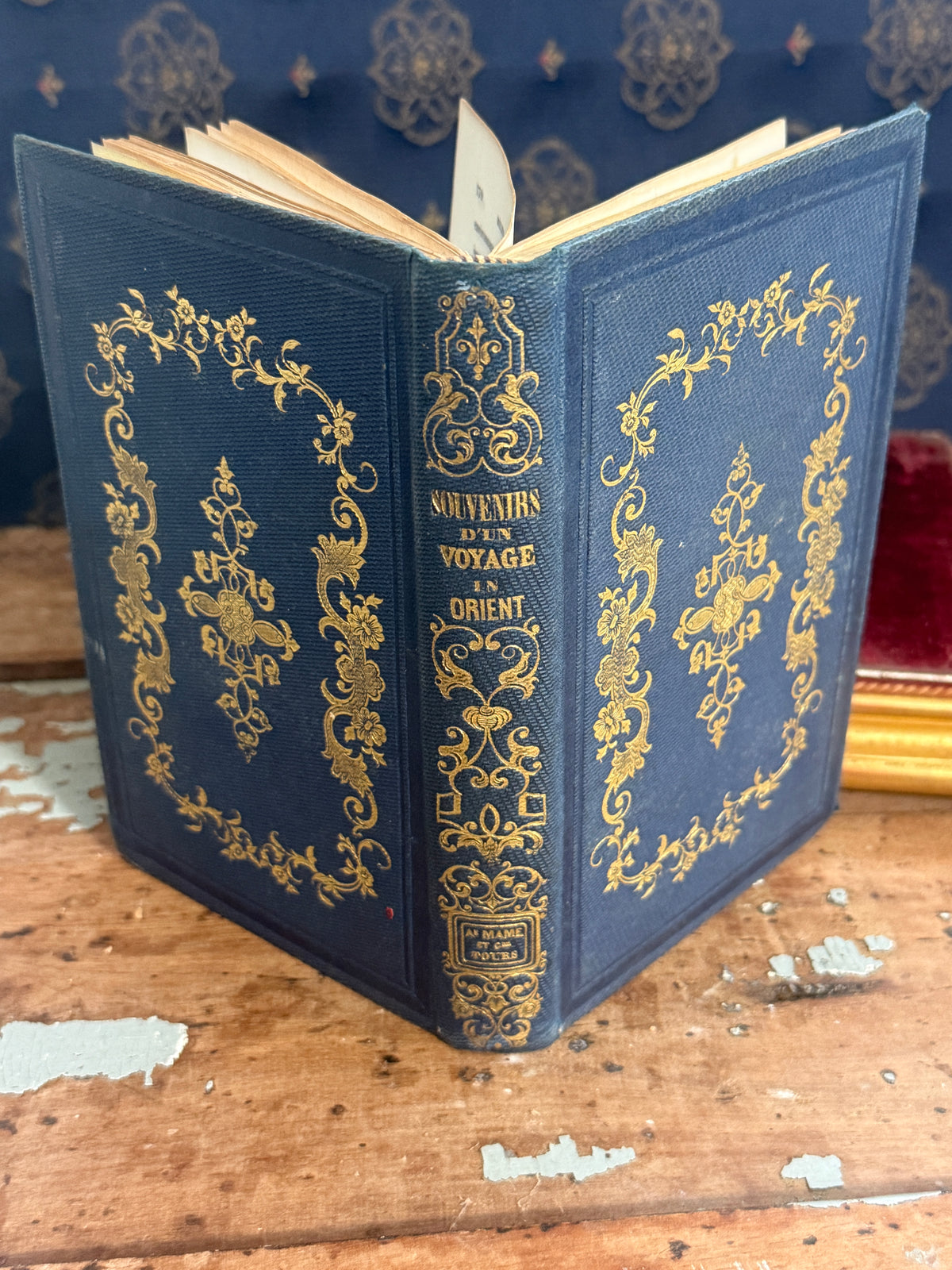 Antique French Travel Book | Souvenirs de Voyage en Orient | Free US Shipping