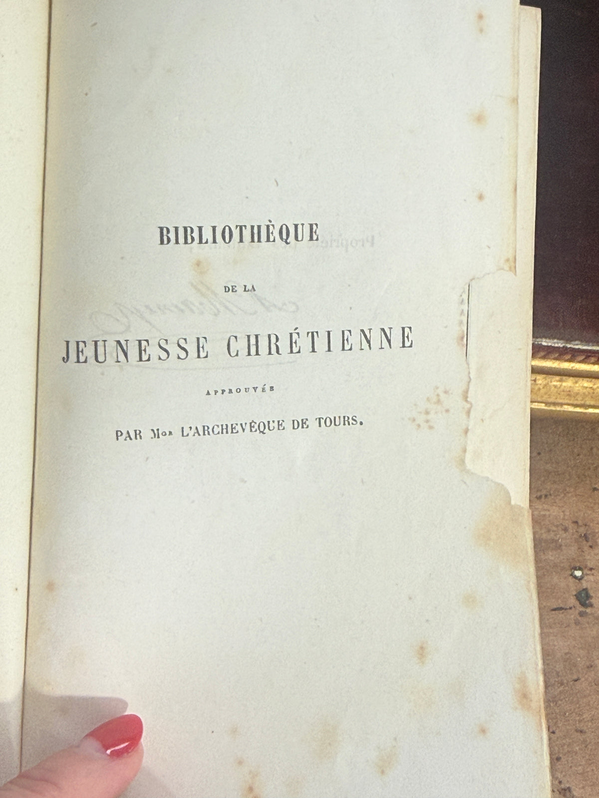 Antique French Travel Book | Souvenirs de Voyage en Orient | Free US Shipping