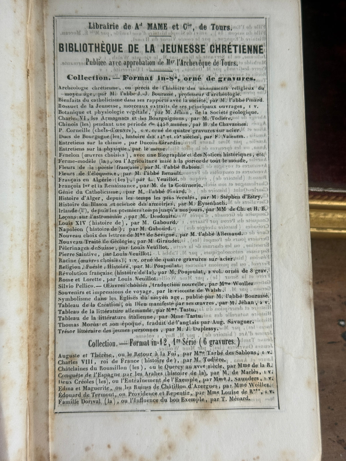 Antique French Travel Book | Souvenirs de Voyage en Orient | Free US Shipping