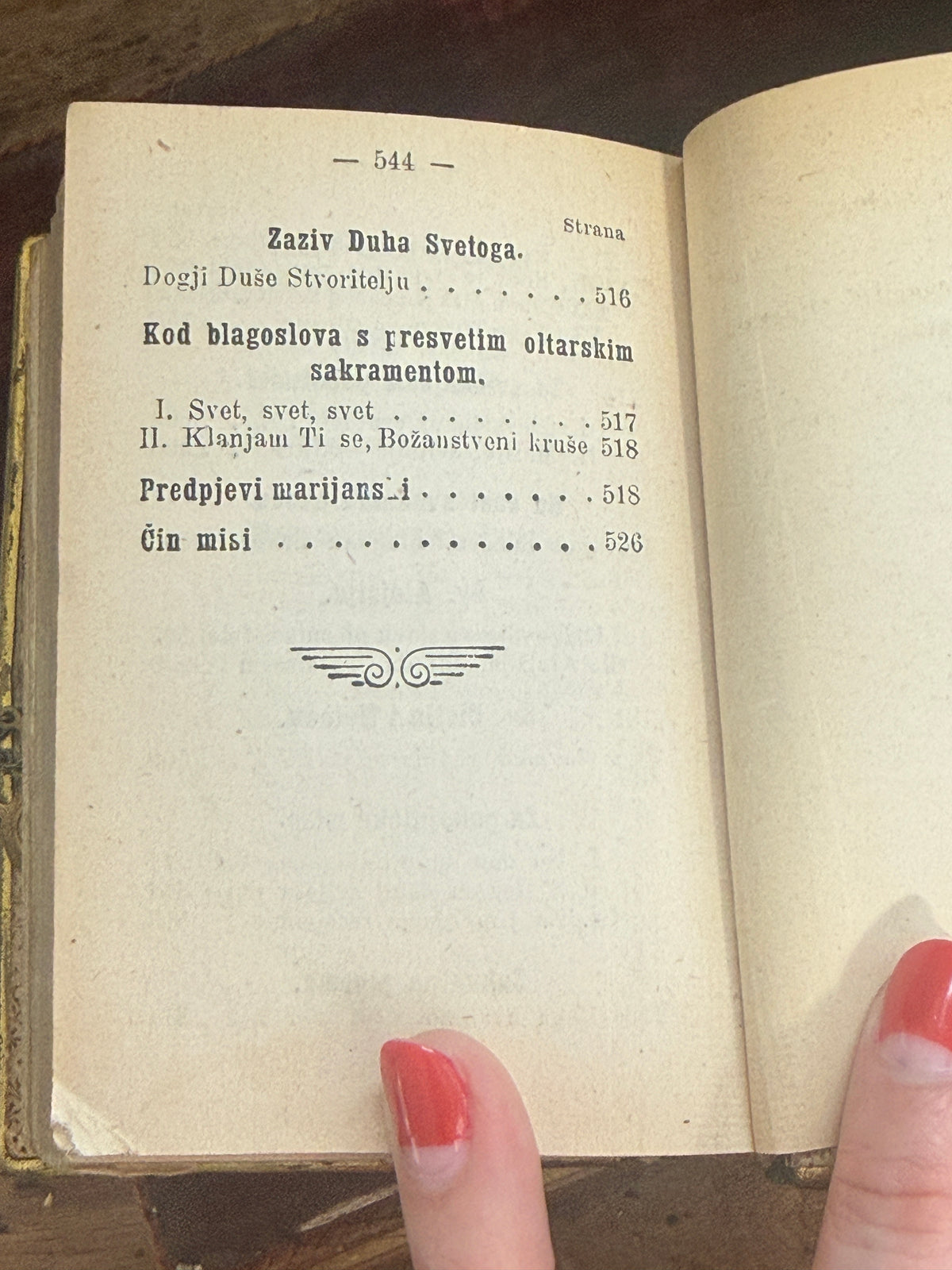 Antique Croatian Prayer Book With Angels, Clasp, and Devotional Medals