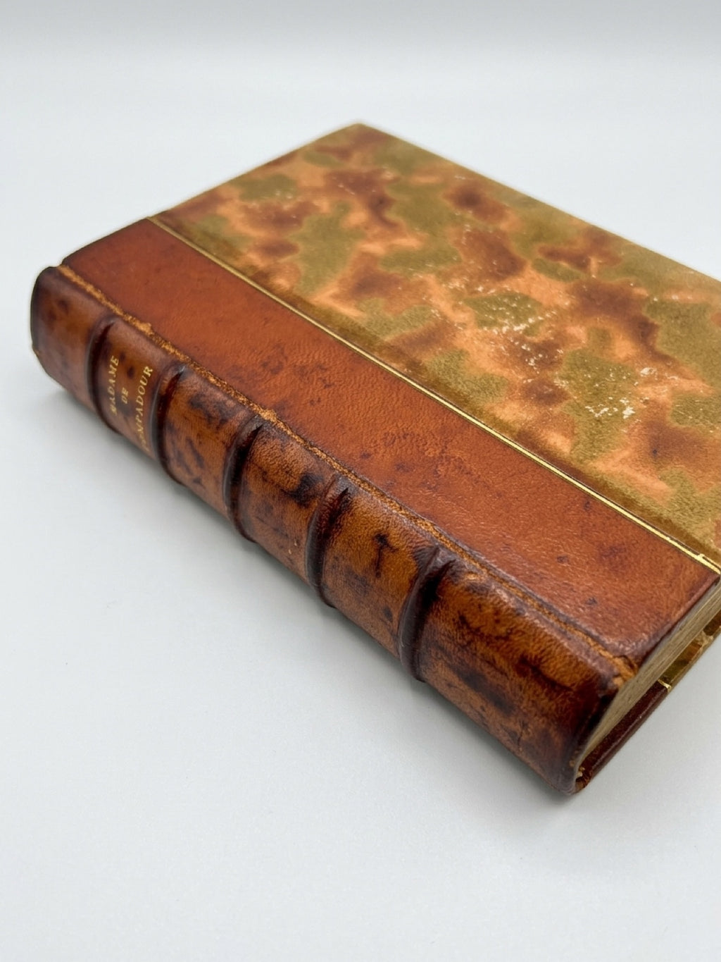 1910 Madame de Pompadour | Illustrated French Half Leather Bound Book | Paris Edition