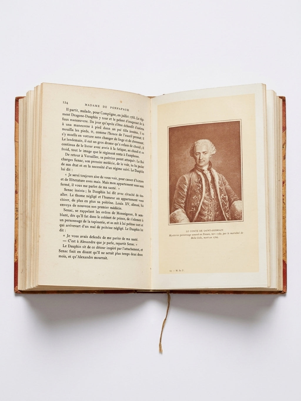 1910 Madame de Pompadour | Illustrated French Half Leather Bound Book | Paris Edition