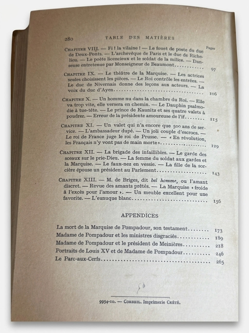 1910 Madame de Pompadour | Illustrated French Half Leather Bound Book | Paris Edition