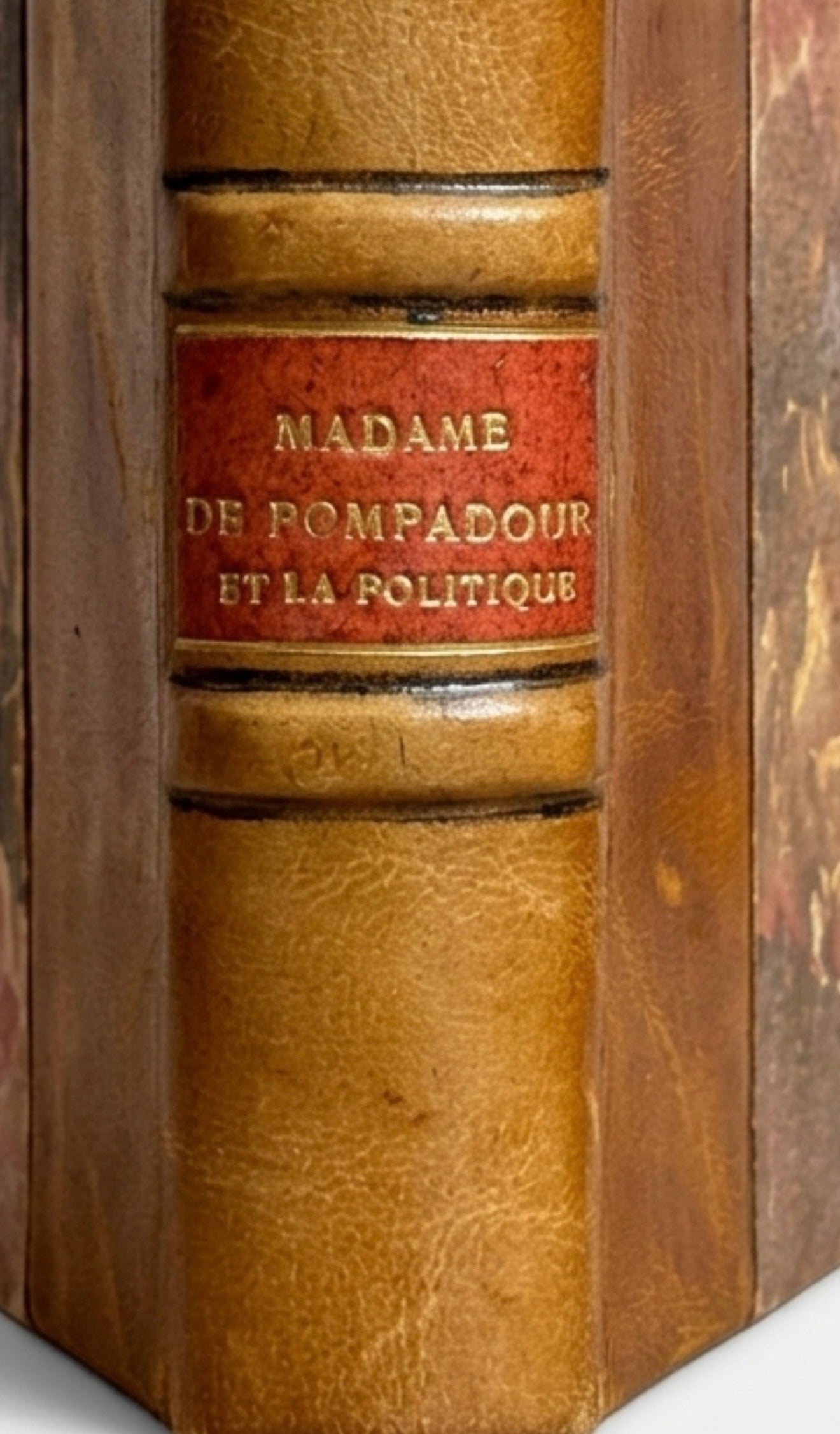 1928 Madame de Pompadour et la Politique | Pierre de Nolhac | French Half Leather Bound Book