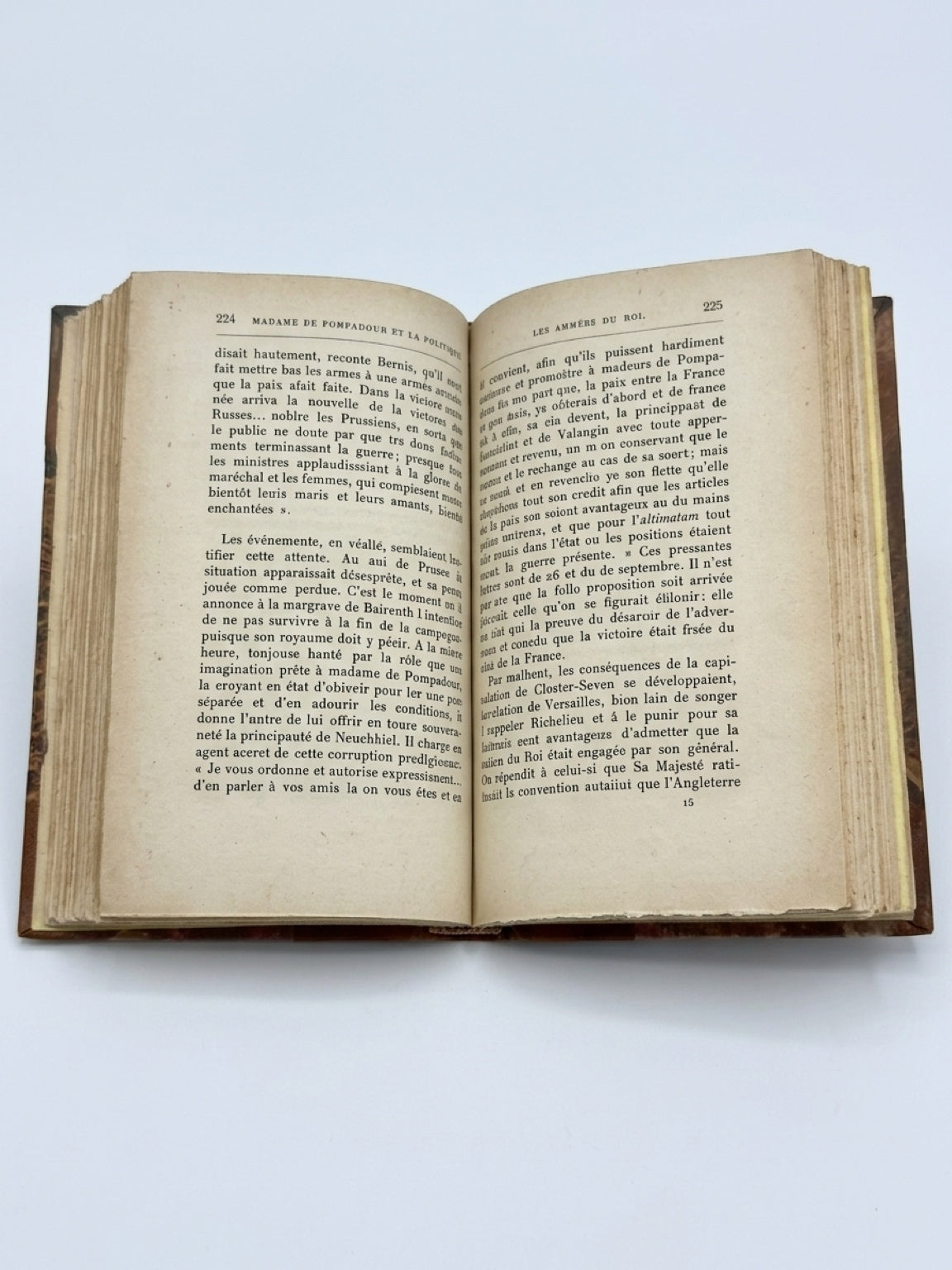 1928 Madame de Pompadour et la Politique | Pierre de Nolhac | French Half Leather Bound Book
