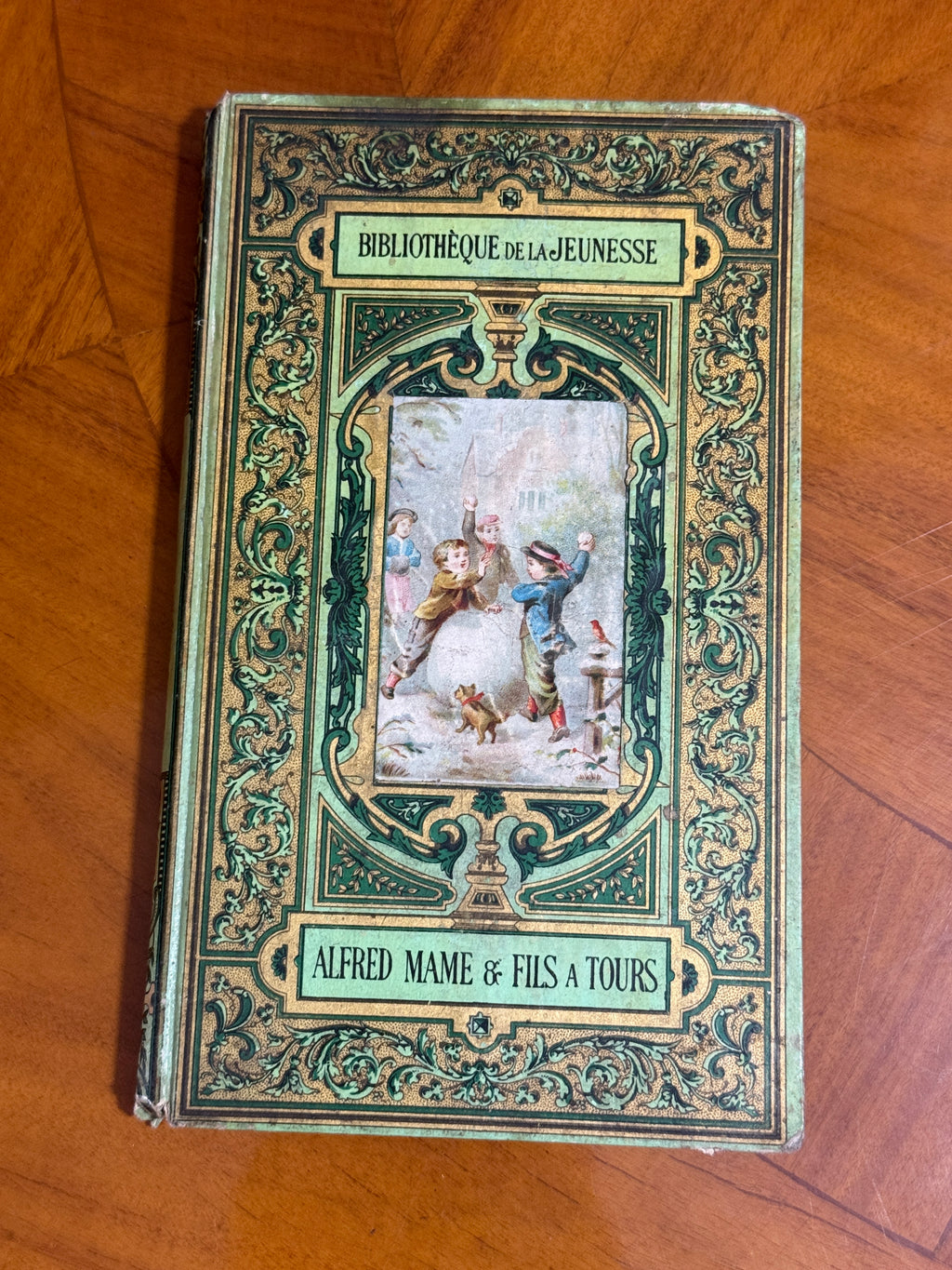 La Croix de Bois — French Cartonnage Book, 1883 | Free US Shipping