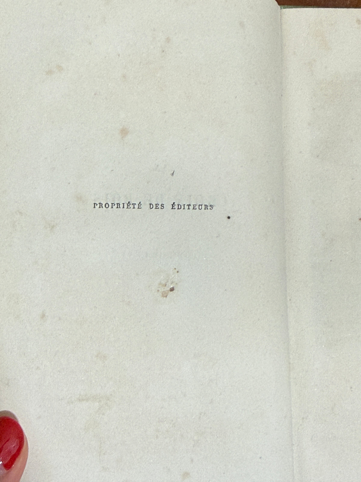 La Croix de Bois — French Cartonnage Book, 1883 | Free US Shipping