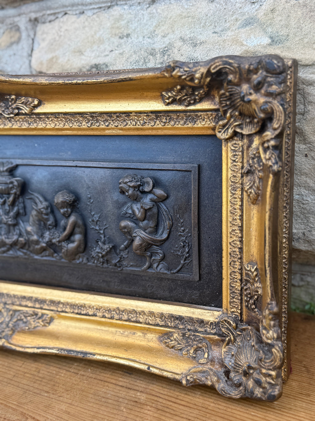 20th Century Cast After Emile André Boisseau's 1872 "Enfants des Centaures" Relief