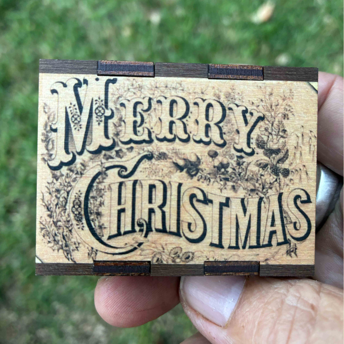 Matches • Merry Christmas Wooden Matchboxes • Homer Decor