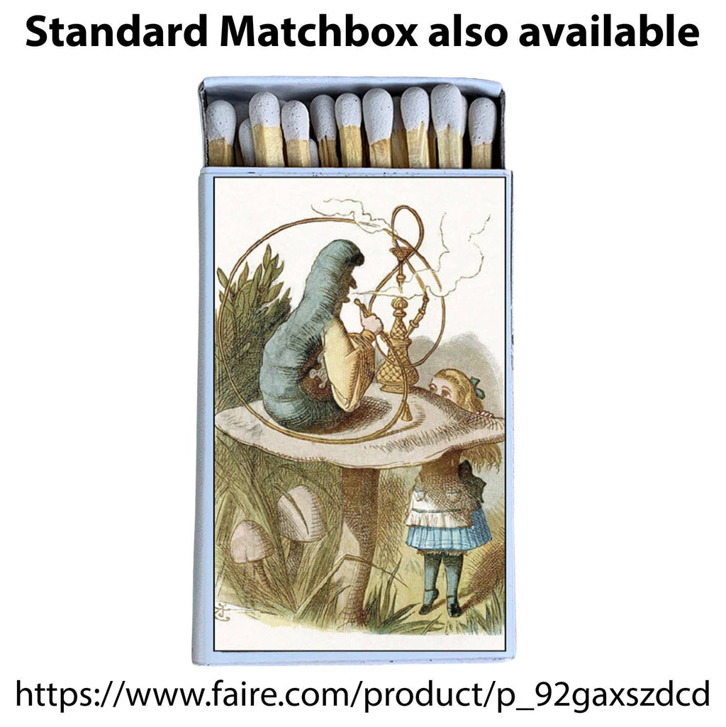 Matches • Alice and the Caterpillar Wooden Matchboxes