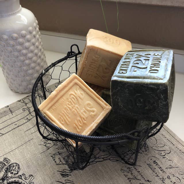 Authentic French Marseille Large Cube Soap 300g (10.5 oz)